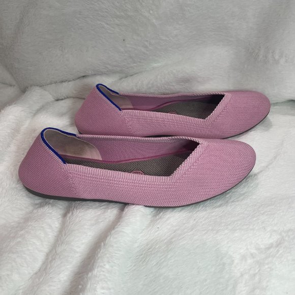 Rothy's Round Toe Ballet Flat - Retired color - begonia pink- Size 8 - Picture 3 of 10